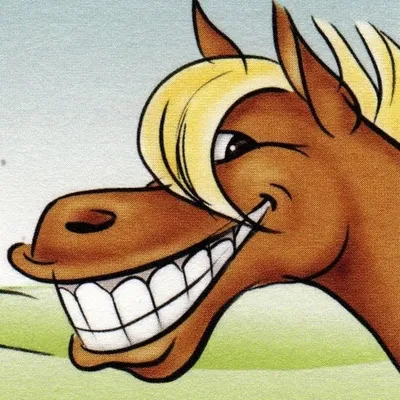 Лошадь нарисованная смешная (много фото) - drawpics.ru
