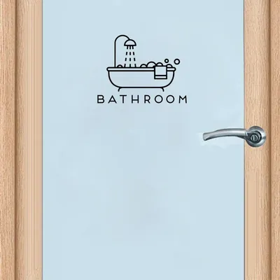 Смешные наклейки для ванной комнаты, настенные Стикеры для туалета, Женский  Декор для дома | AliExpress