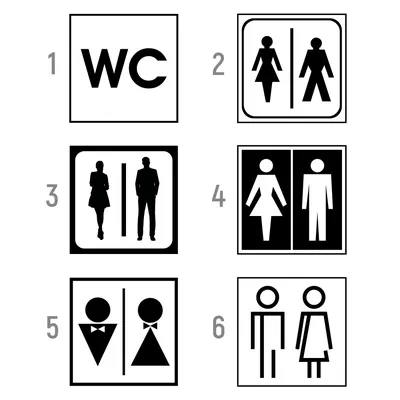 Дверь туалета 3d для мужчин и женщин, формируют значок и текст Иллюстрация  штока - иллюстрации насчитывающей направление, диаграмма: 208784881
