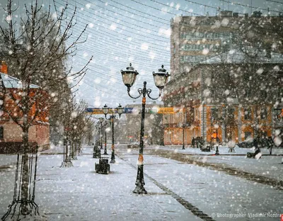 Заснеженные улицы: фотографии зимнего города