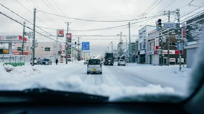 Великолепие снегопада: снег в Японии на фото