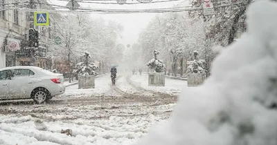 Снегопад в Краснодаре: фото в хорошем качестве