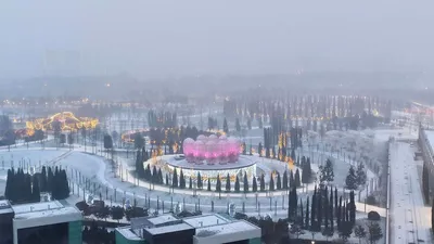 Открытие снежного сезона в Краснодаре: фото