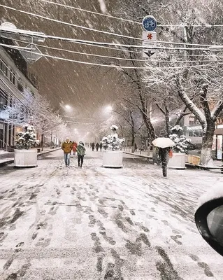 Зимний пейзаж Краснодара: фотографии снега