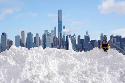 На Нью-Йорк обрушился сильный снегопад - РИА Новости, 29.01.2022