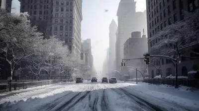Затишье после снежной бури в Нью-Йорке - видео - 19.12.2020, Sputnik  Беларусь