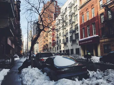 Завтра Нью-Йорк может замести снегом