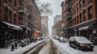 Ситуация опасная\". На США обрушился сильный снежный шторм – фото из Нью- Йорка | Новости Украины | LIGA.net