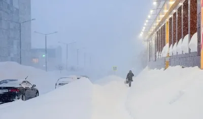 Фото снегопада в Норильске: заснеженная сказка в каждом кадре