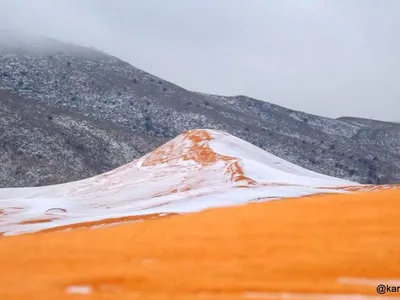 Фотография Снега в сахаре: пленяющая красота природы