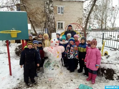 Скачать бесплатно снеговика из снега в хорошем качестве