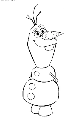 Снеговик Олаф из шаров