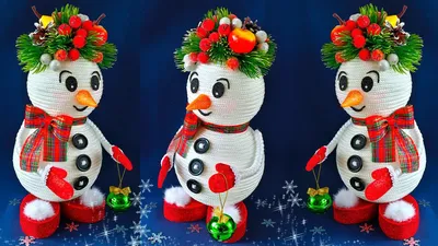 ⛄ DIY Snowman ⛄ Christmas decor - YouTube