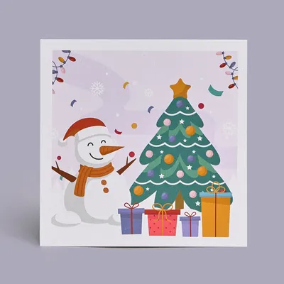 Купить Мини-открытка \"С Новым Годом\" оптом от 1 шт. — «CardsLike»