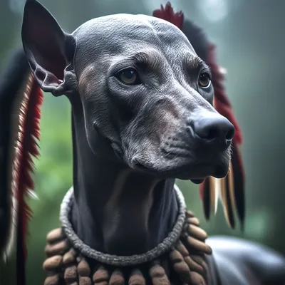 Собака без шерсти» — создано в Шедевруме