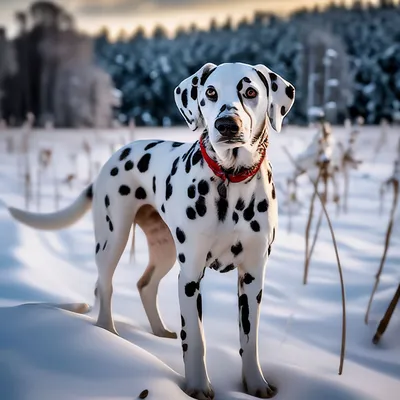 Фотография Далматинец собака Животные