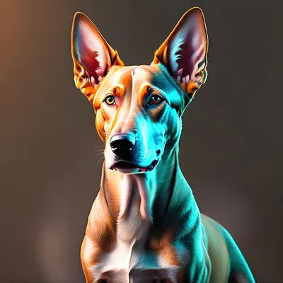 Animals - Собака фараона, 3DANL_32772 | 3D модель для ЧПУ станка