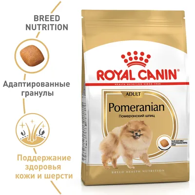 Royal Canin Pomeranian Adult корм сухой для взрослых собак породы  Померанский Шпиц – купить в Москве, цены | Интернет-магазин Динозаврик