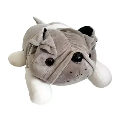 Игрушка собака мопс в капюшоне костюме мишки - купить с доставкой по  выгодным ценам в интернет-магазине OZON (703477941)