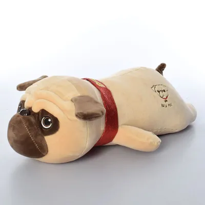 Мягкая игрушка ПЛЮШЛЕНД Собака Мопс купить по цене 800 ₽ в  интернет-магазине Детский мир