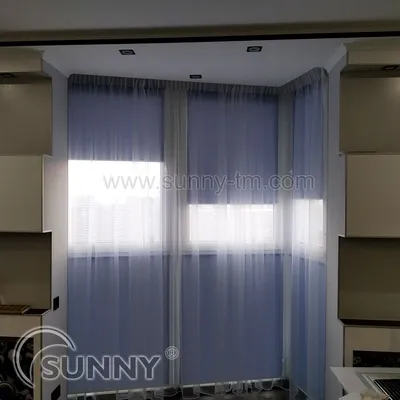 Как сочетать рулонные шторы и тюль - Sunny TM