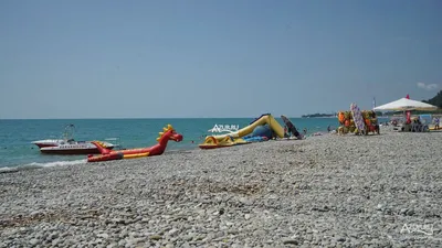 Фото пляжа в Солониках (Лазаревский район Сочи)