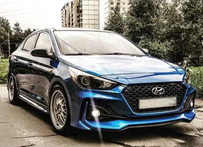 Дерзкий бюджетник: Hyundai Solaris в премиальном тюнинге - КОЛЕСА.ру –  автомобильный журнал
