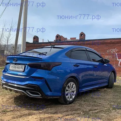 Сплиттер — Hyundai Solaris (2G), 1,6 л, 2021 года | тюнинг | DRIVE2
