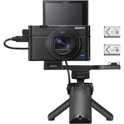 Фотоаппарат цифровой компактный Sony CyberShot RX100 VII + VCT-SGR1 Black,  купить в Москве, цены в интернет-магазинах на Мегамаркет