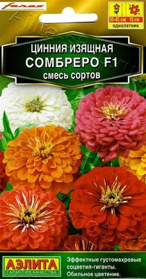 Цинния Шарлотта, смесь сортов - Садовый центр «СадОК»
