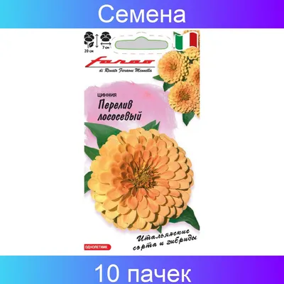 Цинния Шарлотта, смесь окрасок 0,3г, семена | Купить в интернет магазине  Аэлита