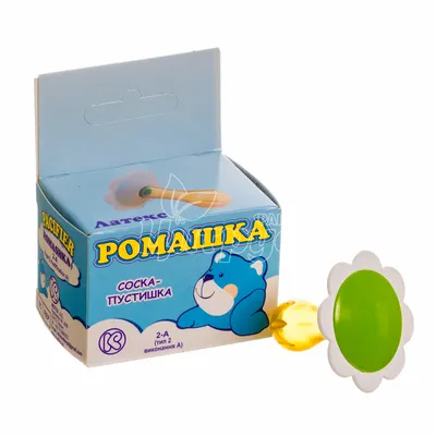 КиевГума Соска-пустышка Ромашка без заломов