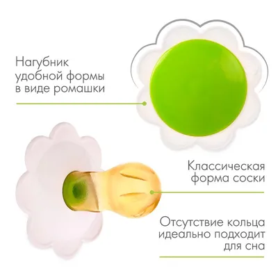Соска-пустышка Ромашка 1шт 6+ латексная - купить с доставкой по выгодным  ценам в интернет-магазине OZON (996795084)