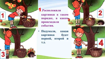 Урок русского языка, 2-й класс, \"Составление устного рассказа по картинке.  Восстановление деформированного текста\"