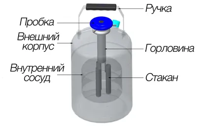 Сосуд Дьюара СДС-35 М