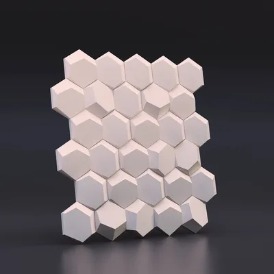 Мозаика ПВХ 3D Белые соты самоклеящаяся 25х25 см 4 шт купить недорого в  интернет-магазине товаров для декора Бауцентр