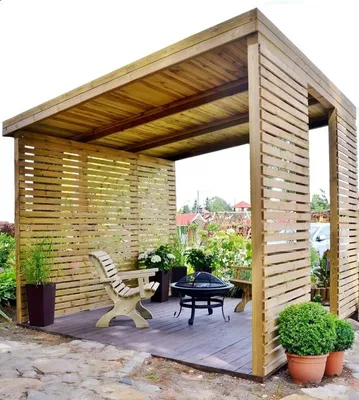 Современная беседка с мангалом (ID#1497430804), цена: 10800 ₴, купить на  Prom.ua