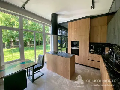 Дизайн и изготовление кухни с островом на заказ для частного дома или  квартиры