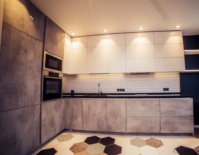 Современный дизайн потолка в кухне | Студия дизайна интерьера и архитектуры  BORISSTUDIO Киев