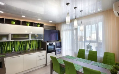 Дизайн натяжных потолков для кухни с фото — INMYROOM