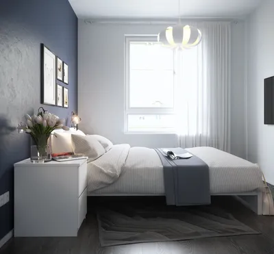 Спальни из Икеа: разновидности и цветовые решения, варианты интерьера  комнаты