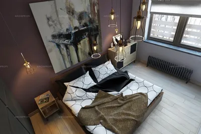 Дизайн спальни: Современный дизайн интерьера небольшой спальни в квартире,  фото - Блог интернет-магазина мебели ProMebli™