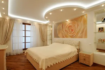 Спальня из гипсокартона фото фотографии