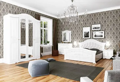 Спальня Лилия Орех стоимостью 94500 р. в интернет-магазине «Доступная  Мебель»