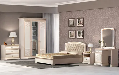Спальня Парма купить в Екатеринбурге по цене от 108524 | «Стиль Мебель»