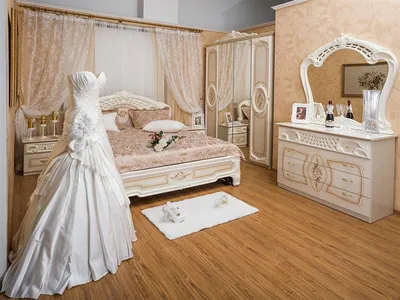 Спальня Роза орех в интернет магазине VrukiMebel.ru