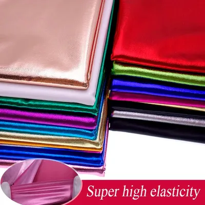 Shiny Gold Foil Bronzing PU Glossy Leather Stretch Spandex Shimmer Fabric  For DIY Stage Cosplay Costume Dress 50150cm 230419 From Lu006, $9.16 |  DHgate.Com