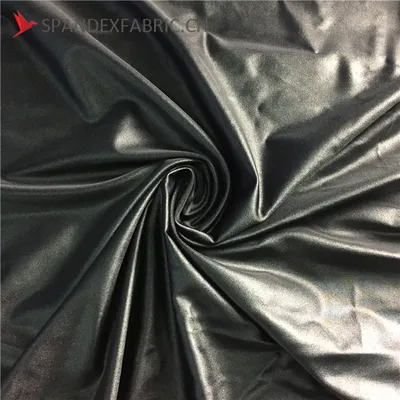 Black Wetlook Nylon Lycra Spandex Material Calendering Fabric | Spandex  Fabric China