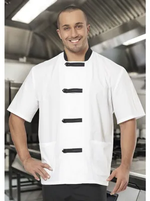 Купить 2020 Мужская рабочая одежда для кухни, ресторана, повара, униформа  шеф-повара, многоцветная рубашка, куртка шеф-повара, футболка | Joom