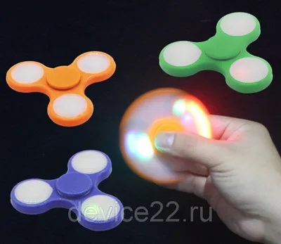 Спиннер hand spinner светящийся | Купить спиннер оптом по выгодной цене в  интернет-магазине Bestoptom.ru